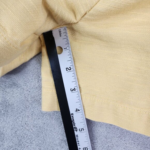 Women's Yellow Ann Taylor LOFT Shorts 4" Inseam Med Rise Size 4 - Picture 8 of 10